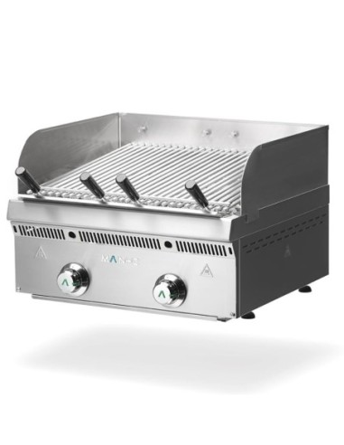 Grill pierre de lave à gaz série Vasca Inox | Mainho - 1