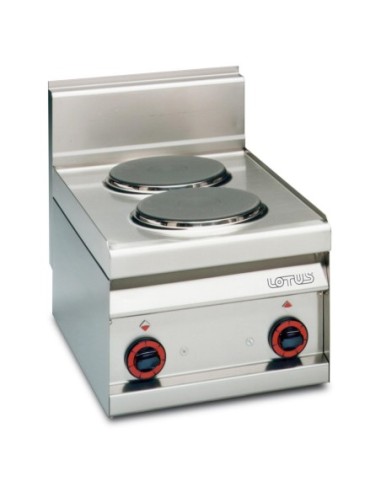Plan de cuisson électrique 2 plaques L400 mm - Série 650 - 1