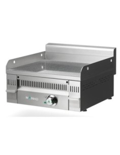 Fry-Top électrique EURO-CROM rainurée en CHROME - L600 | Mainho
