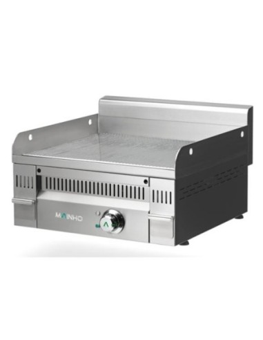 Fry-Top électrique EURO-SNACK rainurée en ACIER rectifié - L600 | Mainho