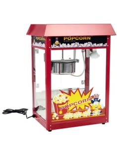 Machine à pop-corn professionnelle 8OZ 5 kg/h - Rouge