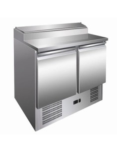 Saladette réfrigérée à capot - 2 portes GN 1/1 - 1