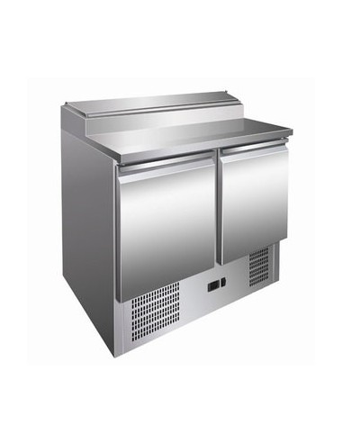 Saladette réfrigérée à capot - 2 portes GN 1/1 - 1