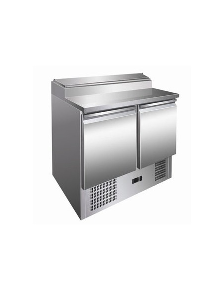 Saladette réfrigérée à capot - 2 portes GN 1/1 - 1