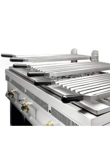 Grill pierre de lave à gaz sur meuble Royal Grill | Mainho - 2