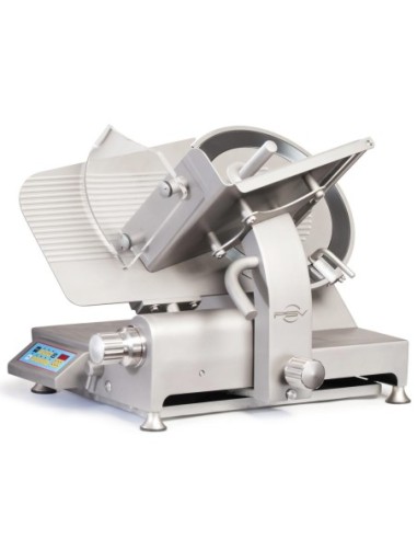Trancheuse électrique Inox - Lame 190 Mm, Réglage 0-15 Mm - Pour Jambon, Fromage, Légumes - 4