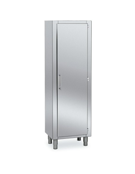 Armoire haute inox P 600 x H 1900 1 porte battante - 1