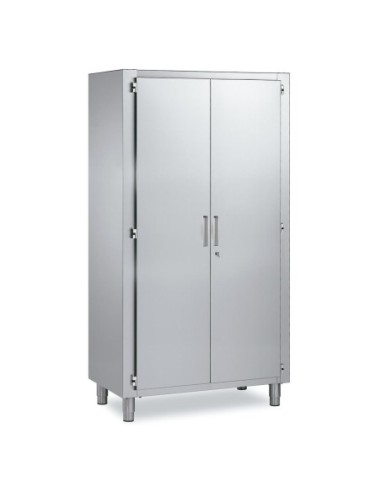 Armoire haute inox P 600 x H 1900 1 porte battante - 1