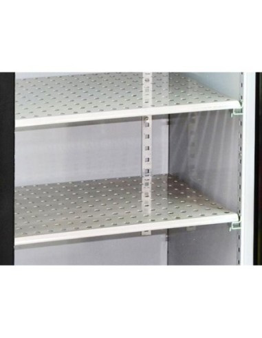 Arrière-bar noir 315 litres - 2 portes - 5