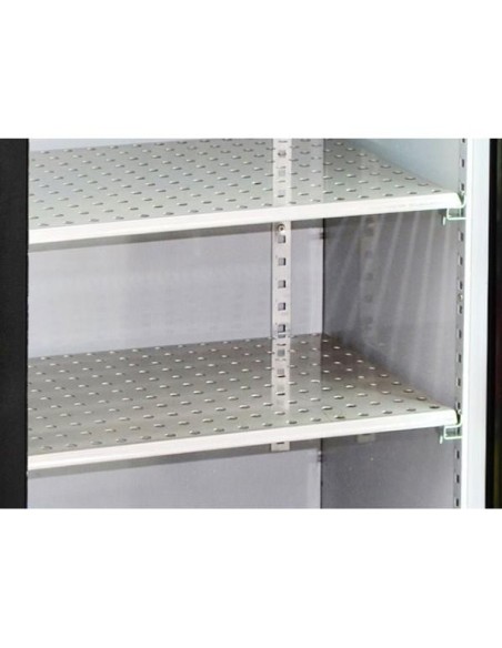 Arrière-bar noir 315 litres - 2 portes - 5