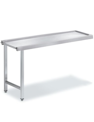 Tables inox centrales d'entrée-sortie pour lave-vaisselle - P 600 - 1