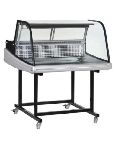Vitrine à poser avec chariot - 175L - 1
