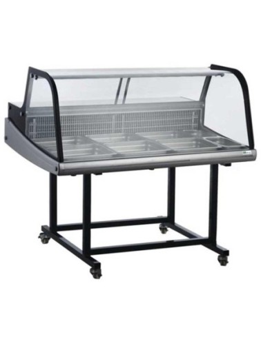 Vitrine à poser avec chariot - 255L - 1