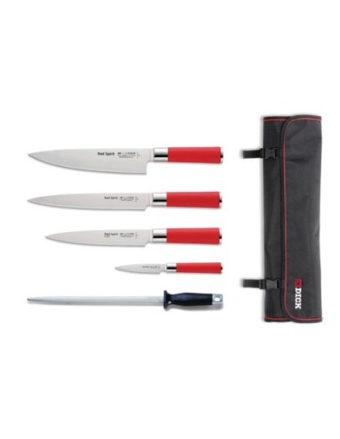 Ensemble de 5 couteaux Dick Red Spirit et étui - 1