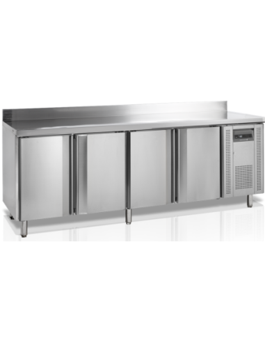 Table réfrigérée adossée négative profondeur 600 - 4 portes - SK6410BT/SP - 1