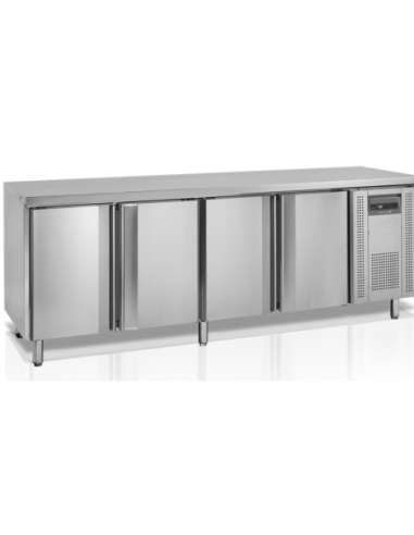 Table réfrigérée centrale négative profondeur 600 - 4 portes - SK6410BT - 1