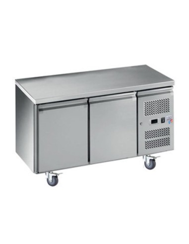 Table desserte positive centrale profondeur 600 - 2 portes - 1