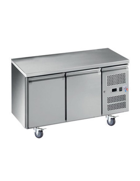 Table desserte positive centrale profondeur 600 - 2 portes - 1