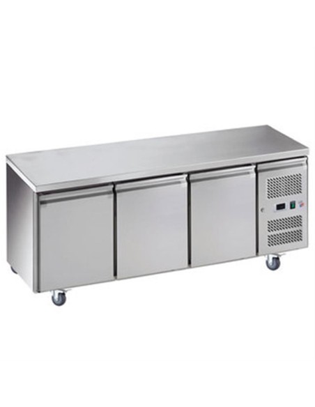 Table desserte positive centrale profondeur 600 - 3 portes - 1