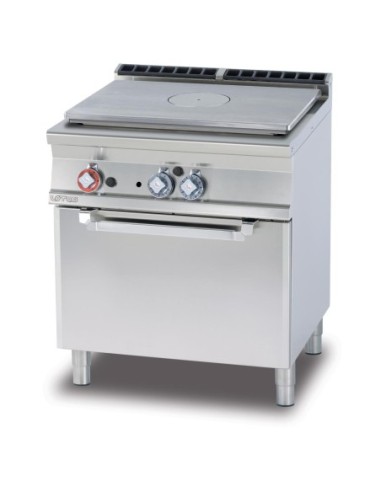 Fourneau gaz avec plaque coup de feu four électrique ventilé GN1/1 - Série 700 - 1