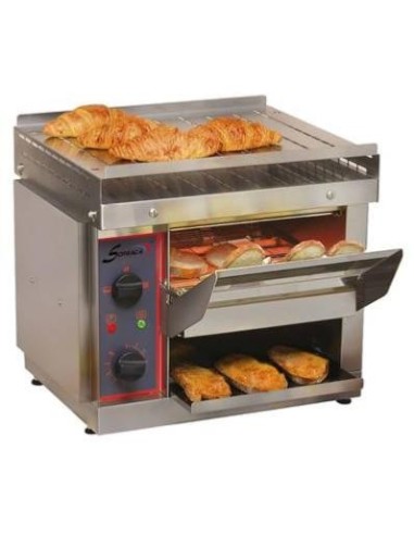 Toaster à convoyeur à quartz - commandes frontales - 1