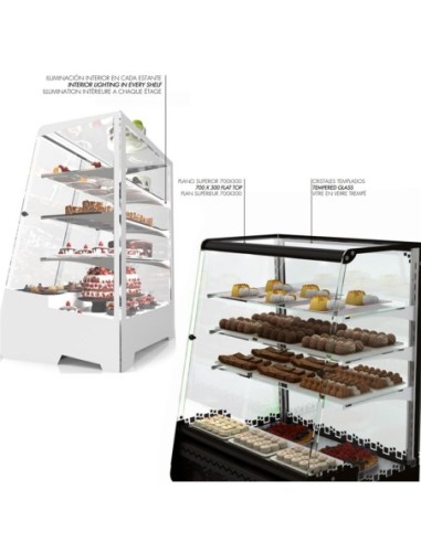 Vitrine de présentation réfrigérée 5 niveaux Tower TW