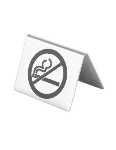 Chevalet de table en inox Olympia non fumeur - 1