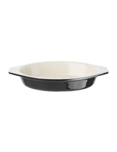 Plat à gratin ovale noir Vogue 650ml - 1