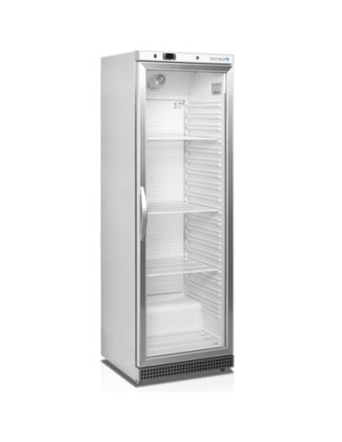 Armoire réfrigérée vitrée blanche sans canopy 350L - UR400SG - 1