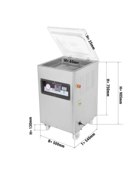 Machine de mise sous vide à cloche sur socle - 20 m3/h - 2