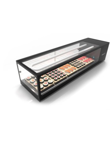 Vitrine froide SAYL Logic Sushi line cuve plane 1320 mm - 1