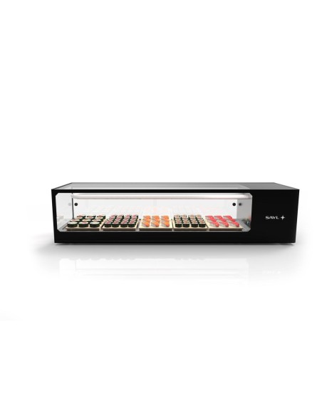 Vitrine froide SAYL Logic Sushi line avec 6 bacs GN 1/3x40 - 1