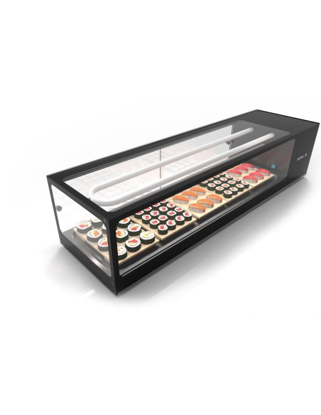 Vitrine froide SAYL Logic Sushi line avec 6 bacs GN 1/3x40 - 2