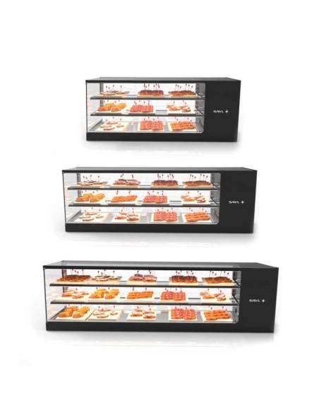 Vitrine froide SAYL Logic triple avec bacs GN - 2