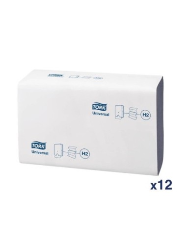 Essuie-mains pli en Z Tork bleu - 1