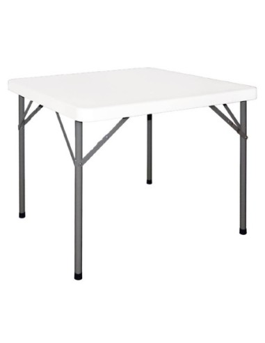 Table carrée pliante en PE Bolero 86cm - 1