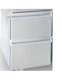 Bloc 2 tiroirs côté groupe pour dessertes réfrigérées P 700 mm - gamme MRS