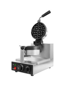 Gaufrier électrique simple rotatif 180° électrique en fonte - 1