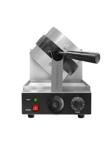 Gaufrier électrique simple rotatif 180° électrique en fonte - 3