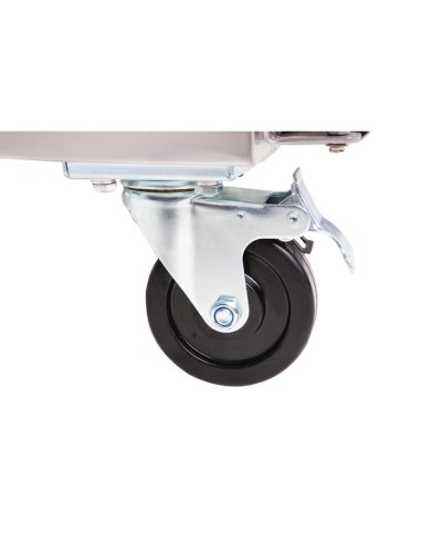 Table réfrigérée positive 2 portes Polar G596 sur roulettes