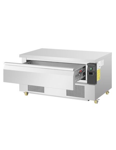 Soubassement double réfrigération 1 tiroir Polar Série U 3x GN 1/1