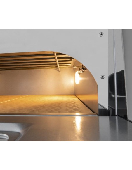 Four à pizza électrique BasicXL99 - 18 pizzas Ø 35 | Prismafood | Intérieur