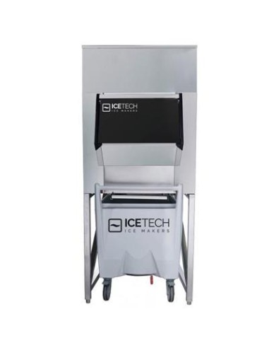 Bac de stockage de glaçons avec chariot 300 kg - 1