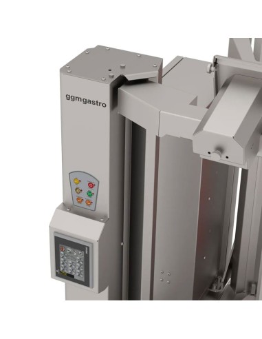 Grill Döner kebab gaz automatique 5 brûleurs max 120 kg  2