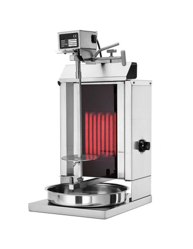 Grill Döner kebab électrique 1 brûleur max 5 kg moteur en haut 1
