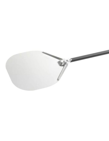 Pelle à pizza rectangulaire en aluminium longueur 120 cm - 32 x 32 cm