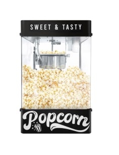 Machine à pop-corn professionnelle Sweet & Tasty 5 kg/h - Noire