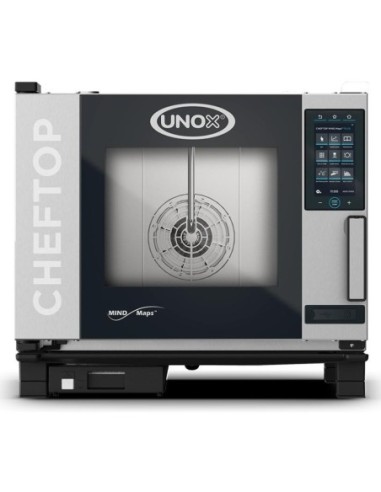 Four mixte Unox Cheftop Plus Countertop 5 niveaux GN 1/1 - Acier AISI 316 L