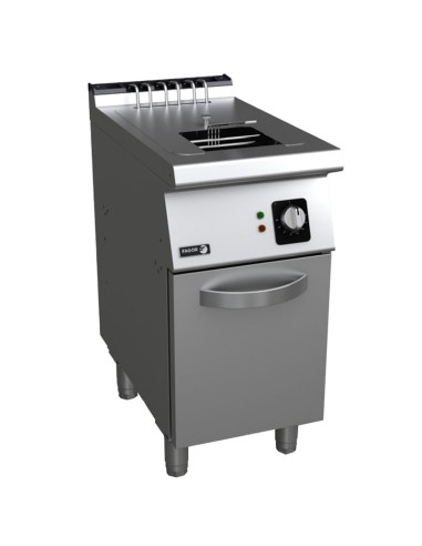 Friteuse électrique simple 15L sur meuble avec vidange | Fagor - F-E7115