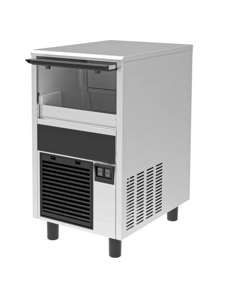 Machine à glaçons cylindriques creux 27 kg par 24h ouverte